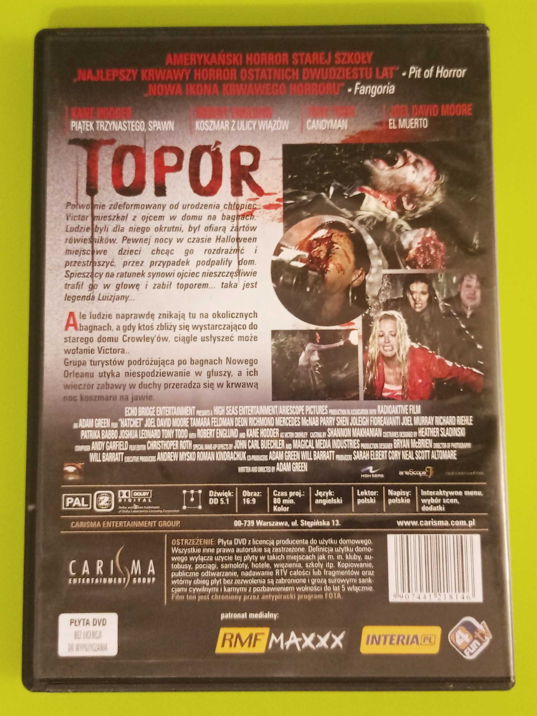 Topór (HORROR Film DVD)