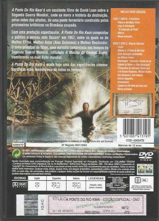 A Ponte do Rio Kwai (edição do coleccionador 2 DVD) (1957)