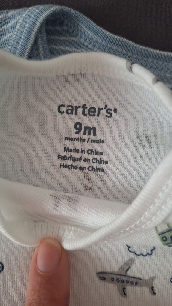 Бодіки carter's 9 міс.