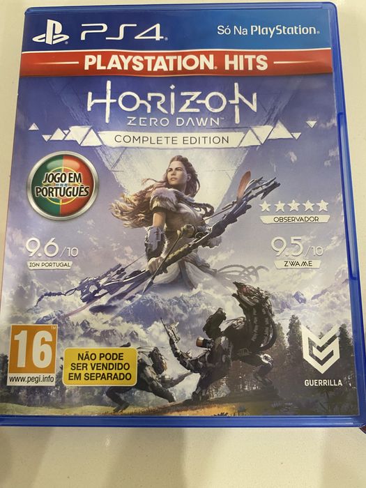 Jogos PS4 GT Gran Turismo Sport e Horizon Zero Dawn