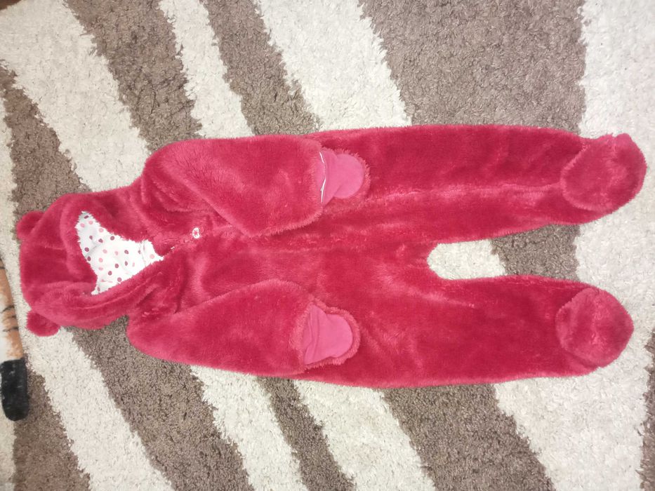 Одяг для новонароджених/Комбінезон /чоловічок/для дівчинки /плюшевий