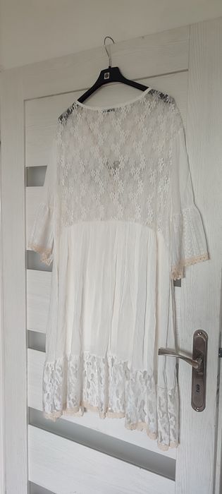 Sukienka plażowa boho plus size