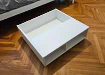 FREDVANG Ikea pojemnik pod łóżko, szafka nocna na kółkach biała