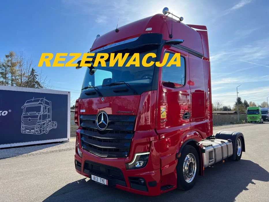 Mercedes-Benz ACTROS L GIGA  bez retardera prokontraktowy  1848 low deck mega GWARANCJAdo1.10.2027 przebieg 80tkm bezwypadkowy