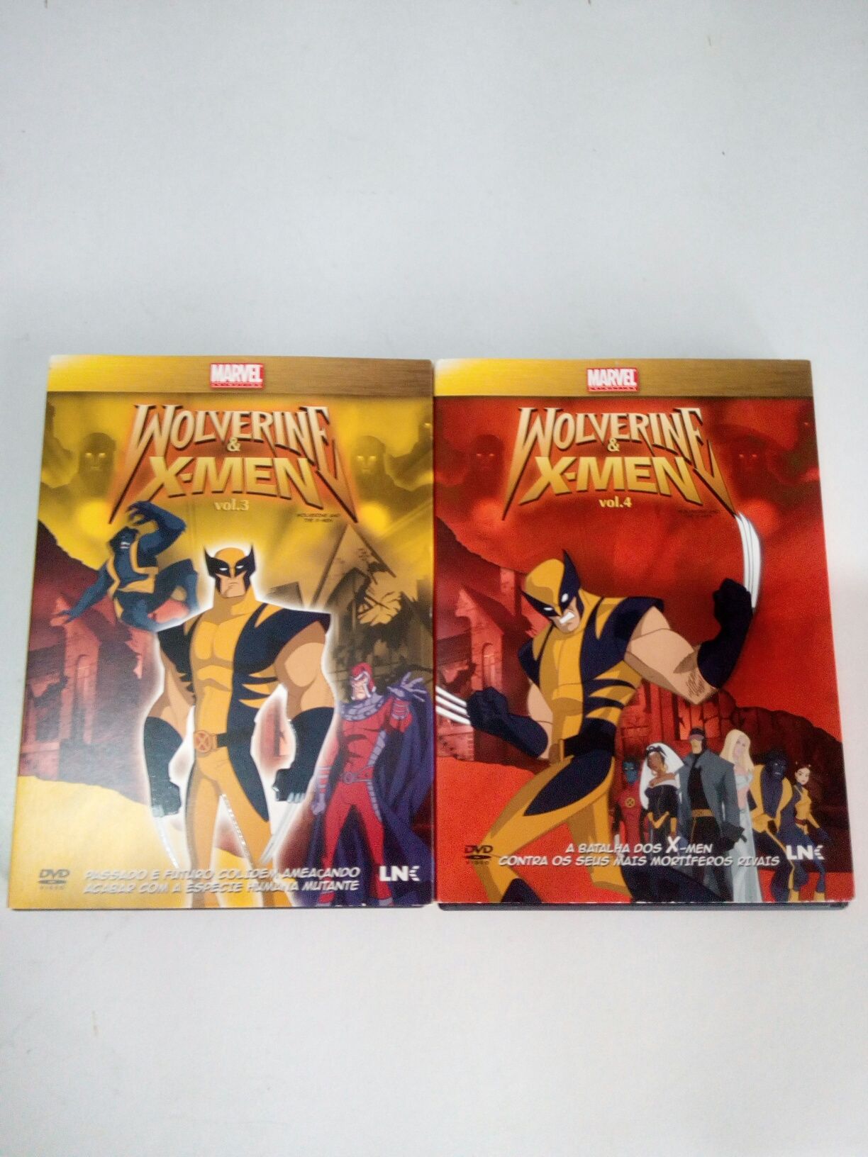 4 DVD "Wolverine & X-Men" da Marvel