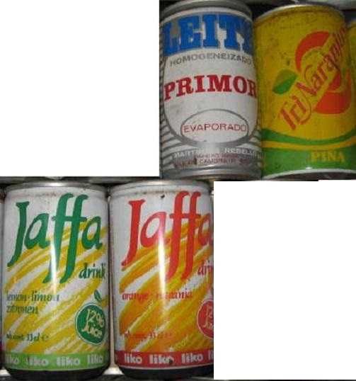 Colecção Latas 2 (Trinaranjus/Sumol/Tab/Casera)