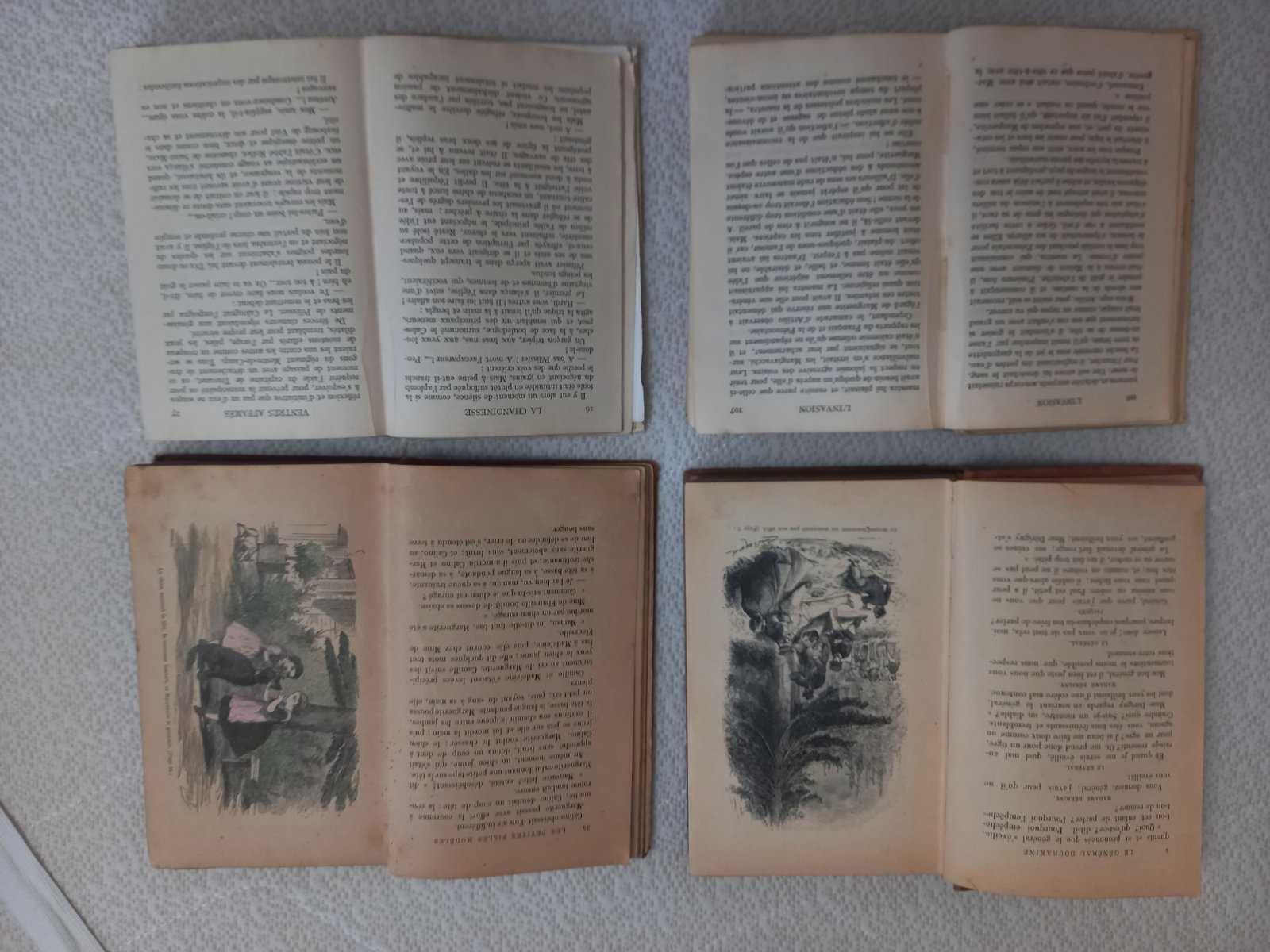 Старинные книги на французском языке с золоченным обрезом (1892,1914)