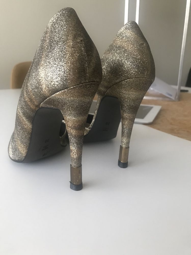 Sapatos Stiletto Dourado FRANCOMINA