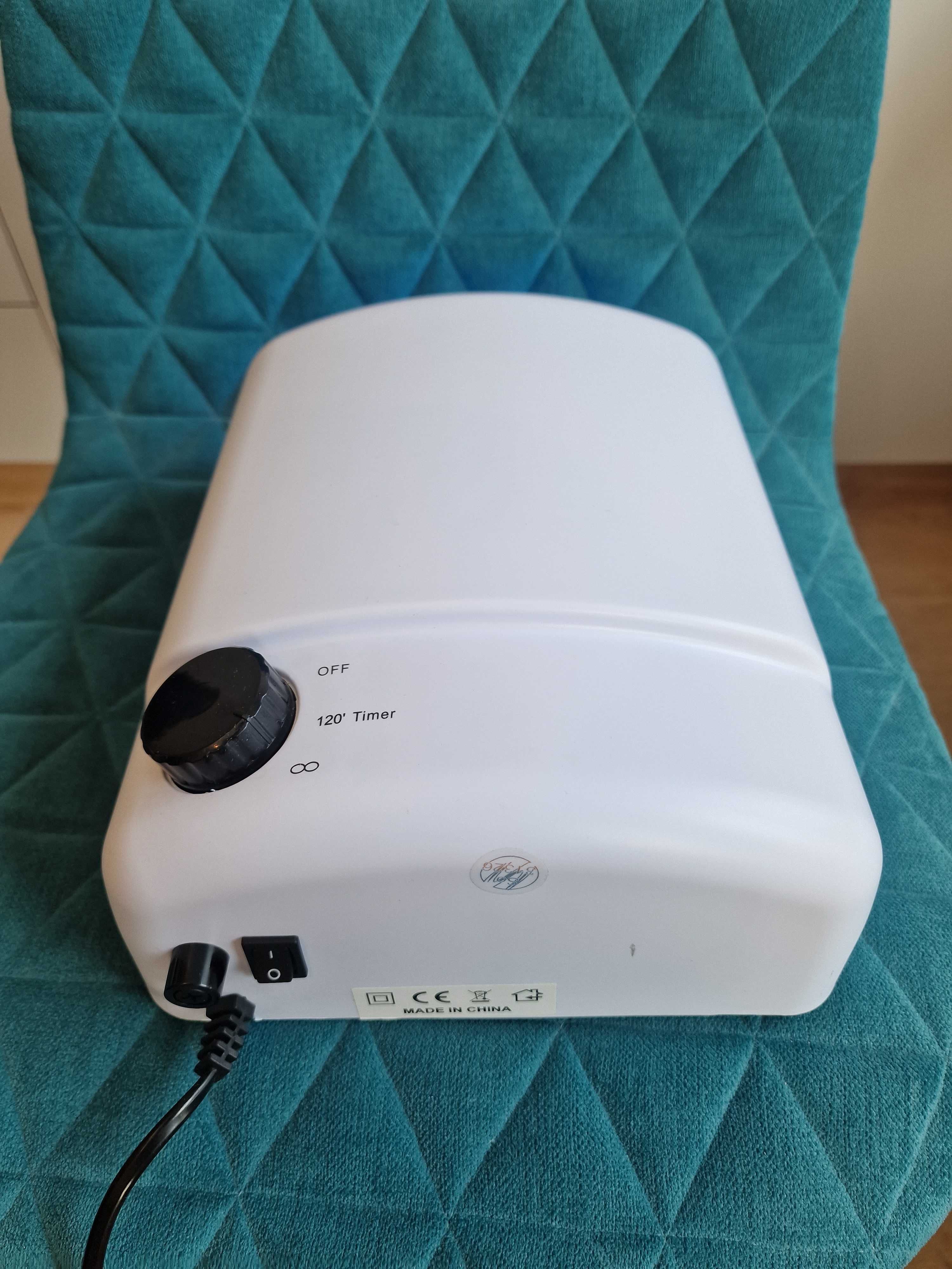 Lampa UV do paznokci + 3 żele hybrydowe