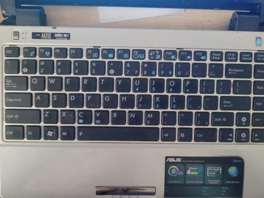 Laptop asus ul20a dysk Intel SSD skonfigurowany