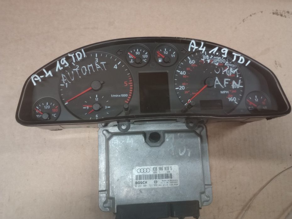 Audi a4 b5 a4b5 Lift 1.9 automat zestaw startowy wersja Angielska UK