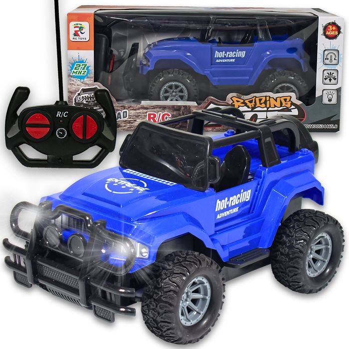 Auto na pilot dla dzieci auto terenowe niebieskie adventure