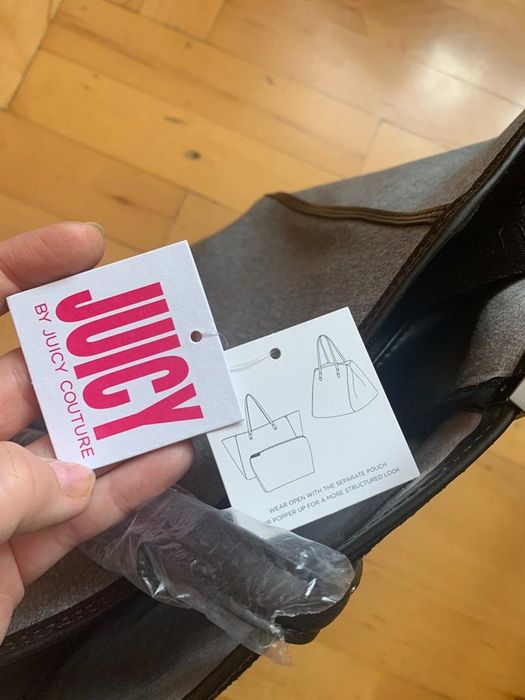 JUICY COUTURE- Torba Arlington Shopper 2w1 szara