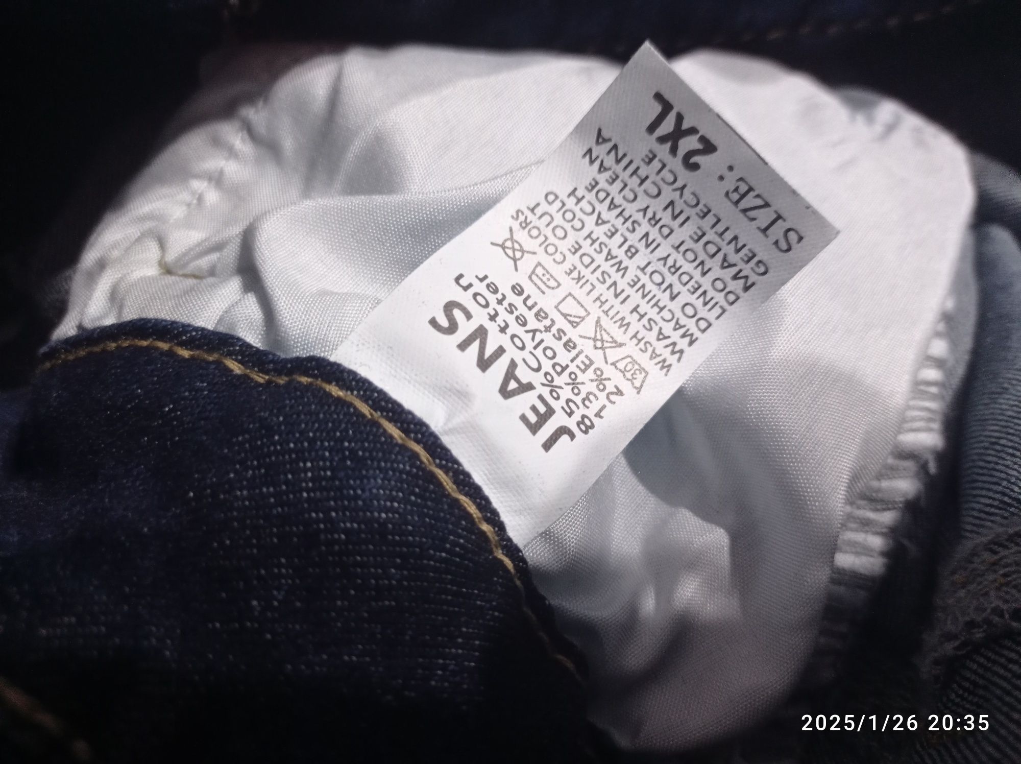 Nowe jeansy 16 XXL 44 wysoki stan guziki dżinsy skinny rurki wygodne