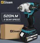 Aparafusadora Elétrica Gisam Gami 520n.m com 2 Baterias e carregador