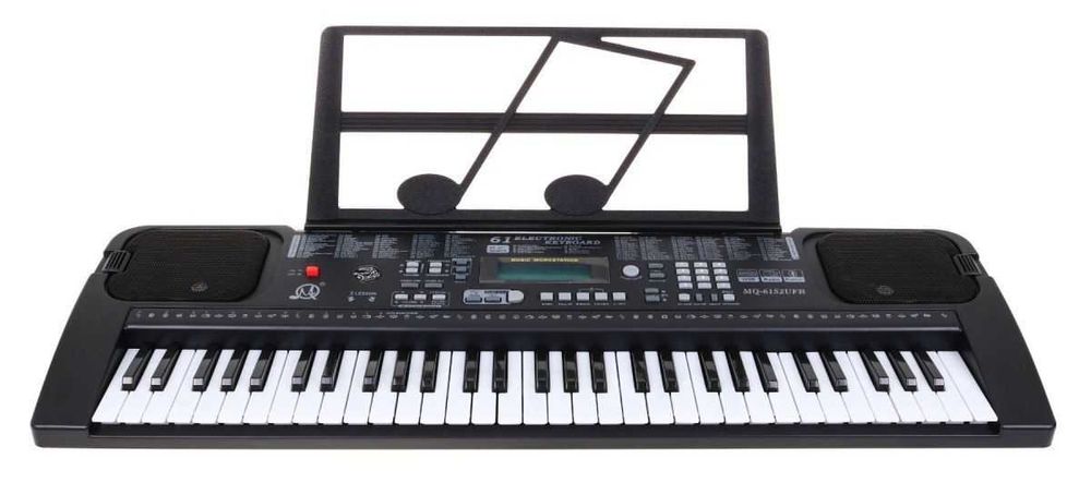 KEYBOARD Z MIKROFONEM DLA DZIECI 5+ taktomierz radio usb mp3 model 615