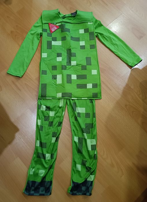 Костюм Minecraft,7-8 років,новий карнавальний костюм Майнкрафт,Creeper