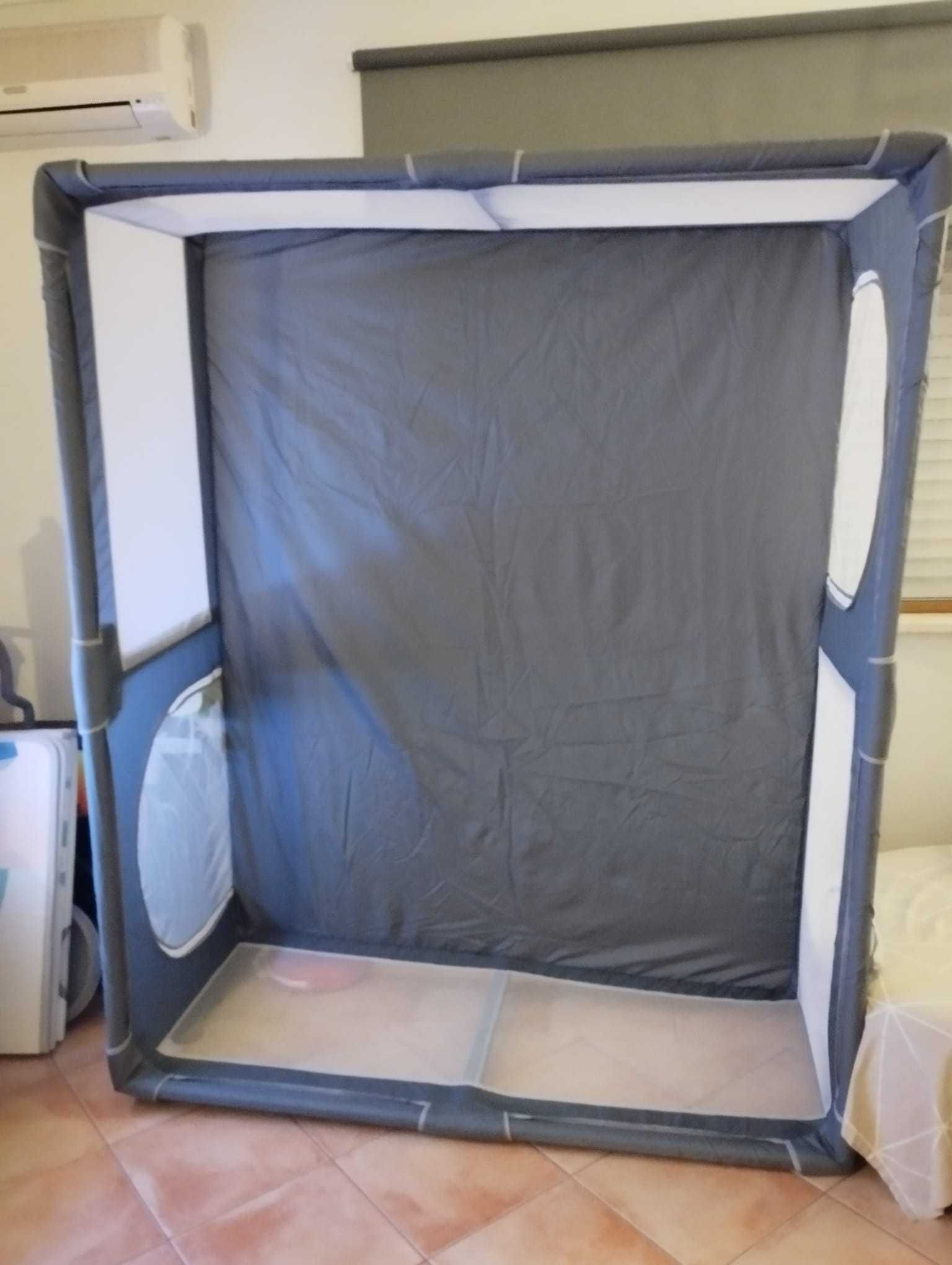 Parque Infantil mcbaby (Cinzento escuro - 150x180 cm - 2 Portas)
