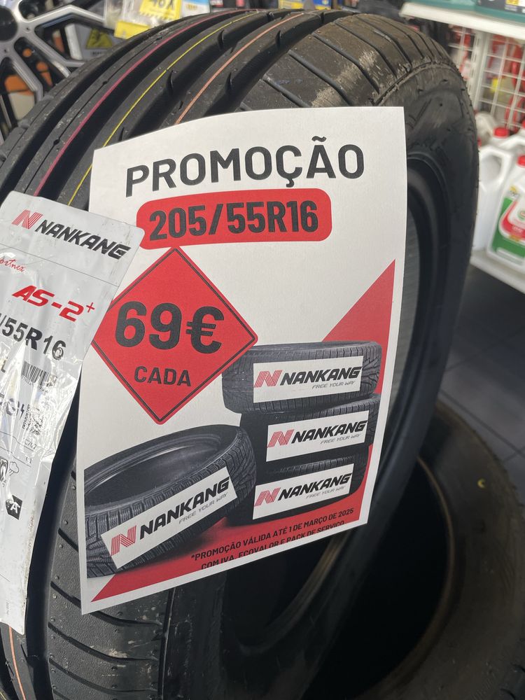Pneus 205/55R16 Nankang novos