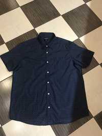 Рубашка тениска темно синяя размер 56
