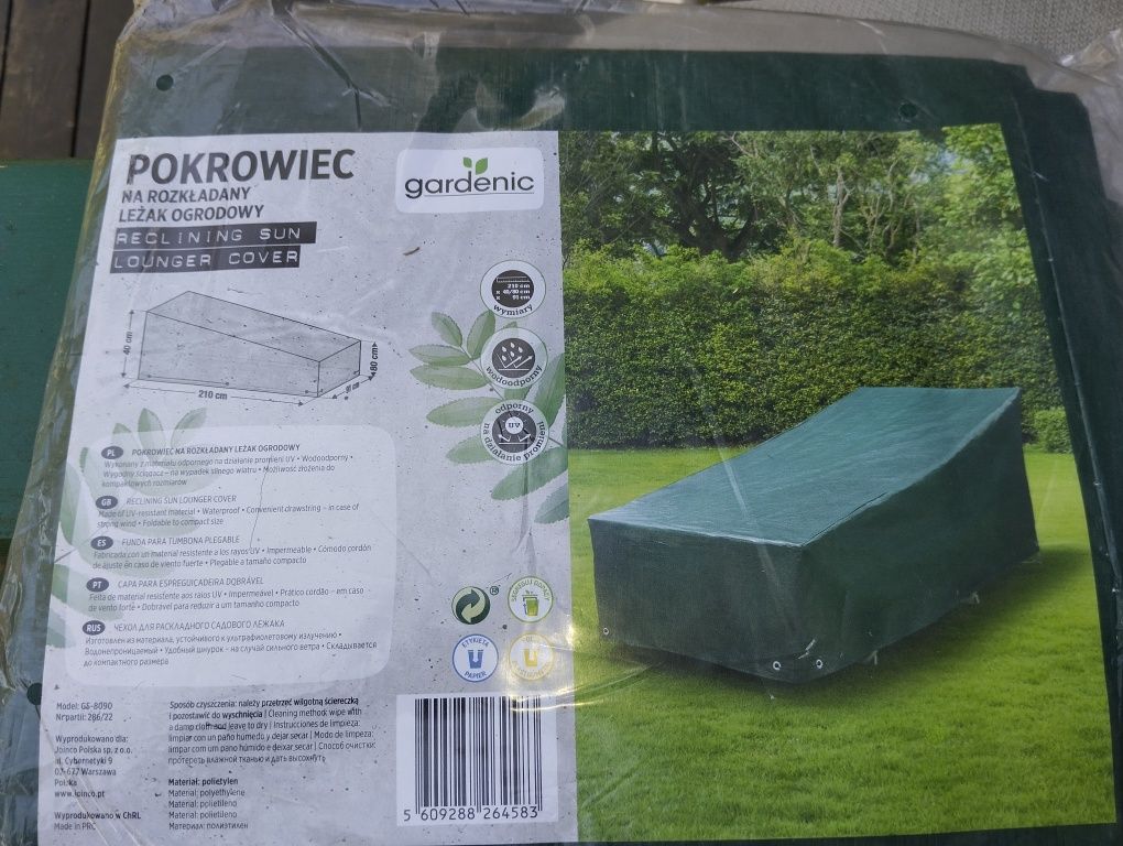 Nowy pokrowiec na łóżko leżak leżankę ogrodowe