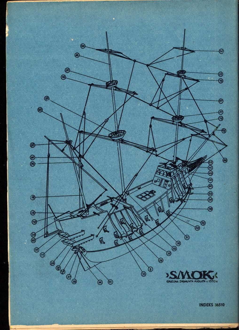 Mały Modelarz 1981.01 Wielka galeona Zygmunta Augusta