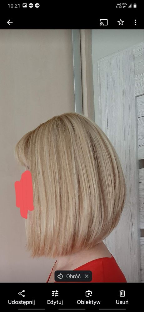 Nowa peruka Hairlux z naturalnych włosów