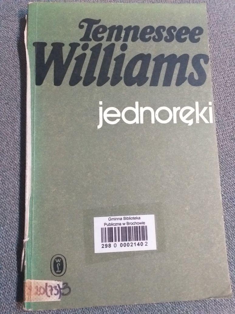 "Jednoręki" Tennessee Williams