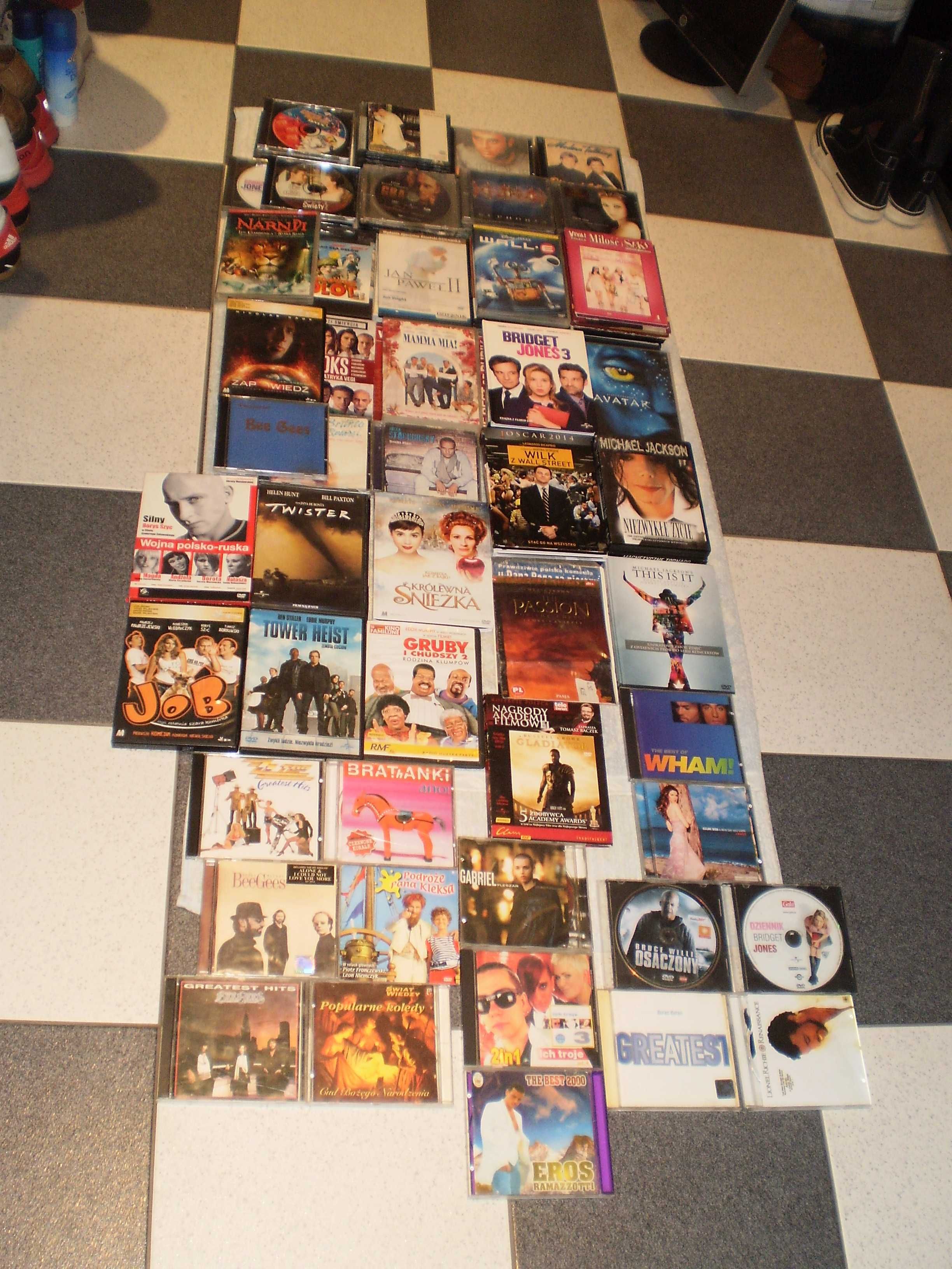 Płyty DVD CD głównie FILMY RÓŻNE!! muzyka,kilka GIER,w sumie 122 szt!!