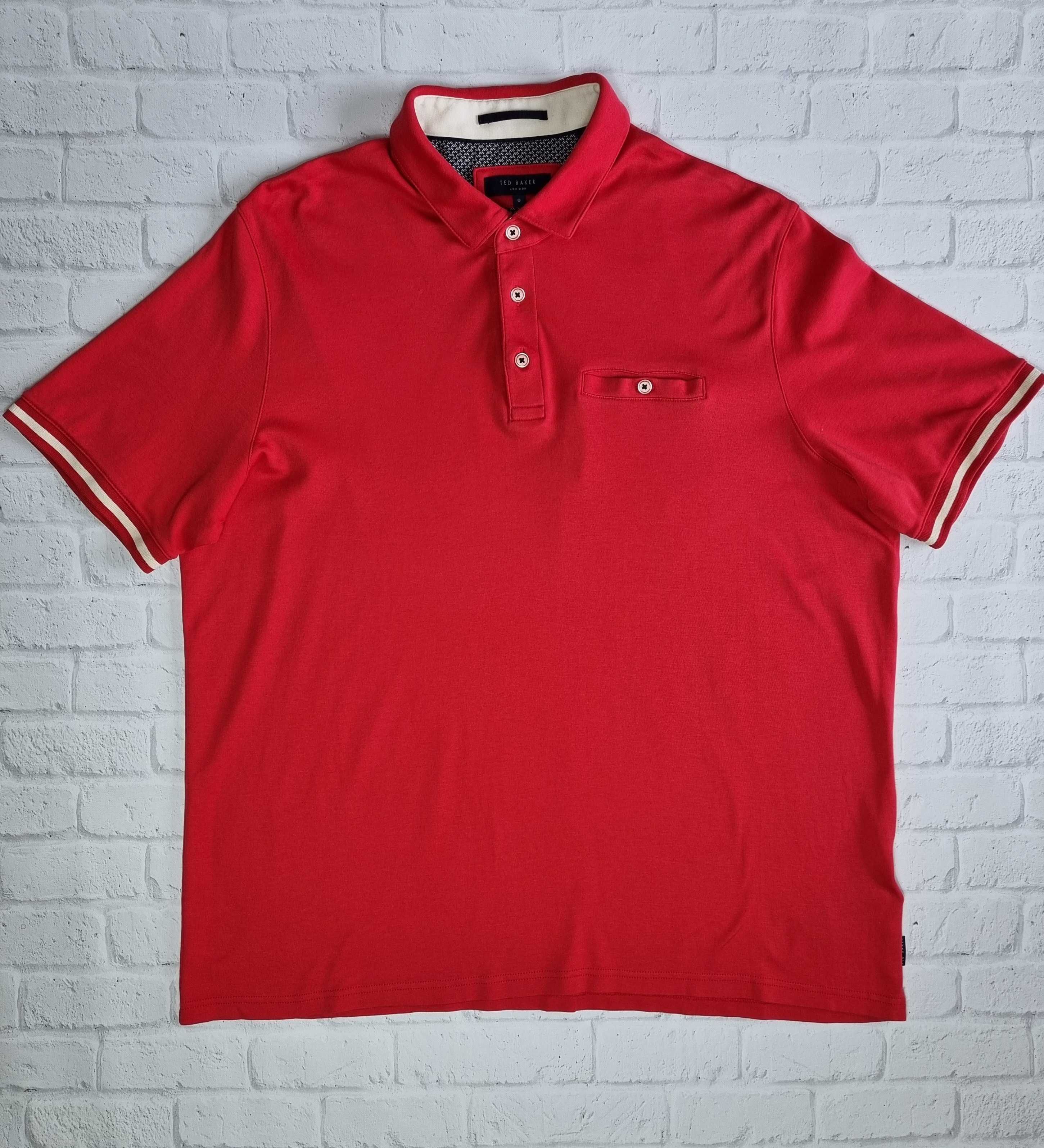 koszulka polo w kolorze malinowym Ted Baker XXL