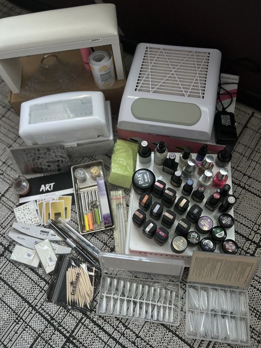 Набір для манікюра Витяжка Гель База Стемпінг