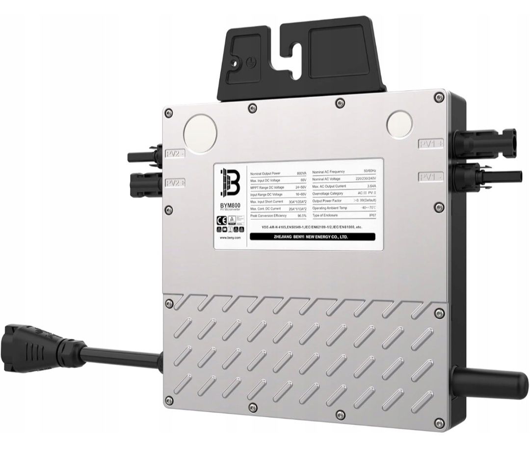 MIKROINWERTER falownik 800 W sieciowy Wi-Fi BLUETOOTH aplikacja