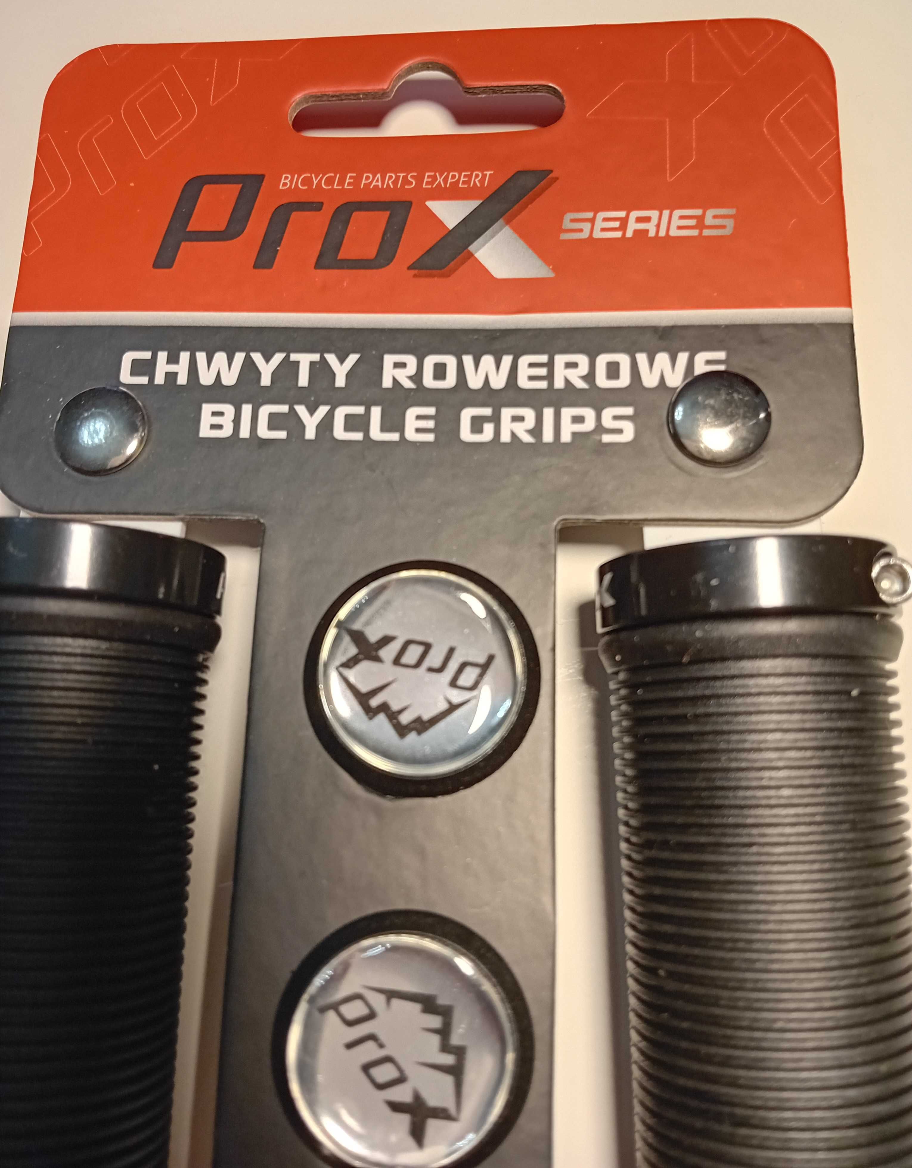 Chwyty rowerowe ProX GP-51A 130mm skręcane / plus korki/.