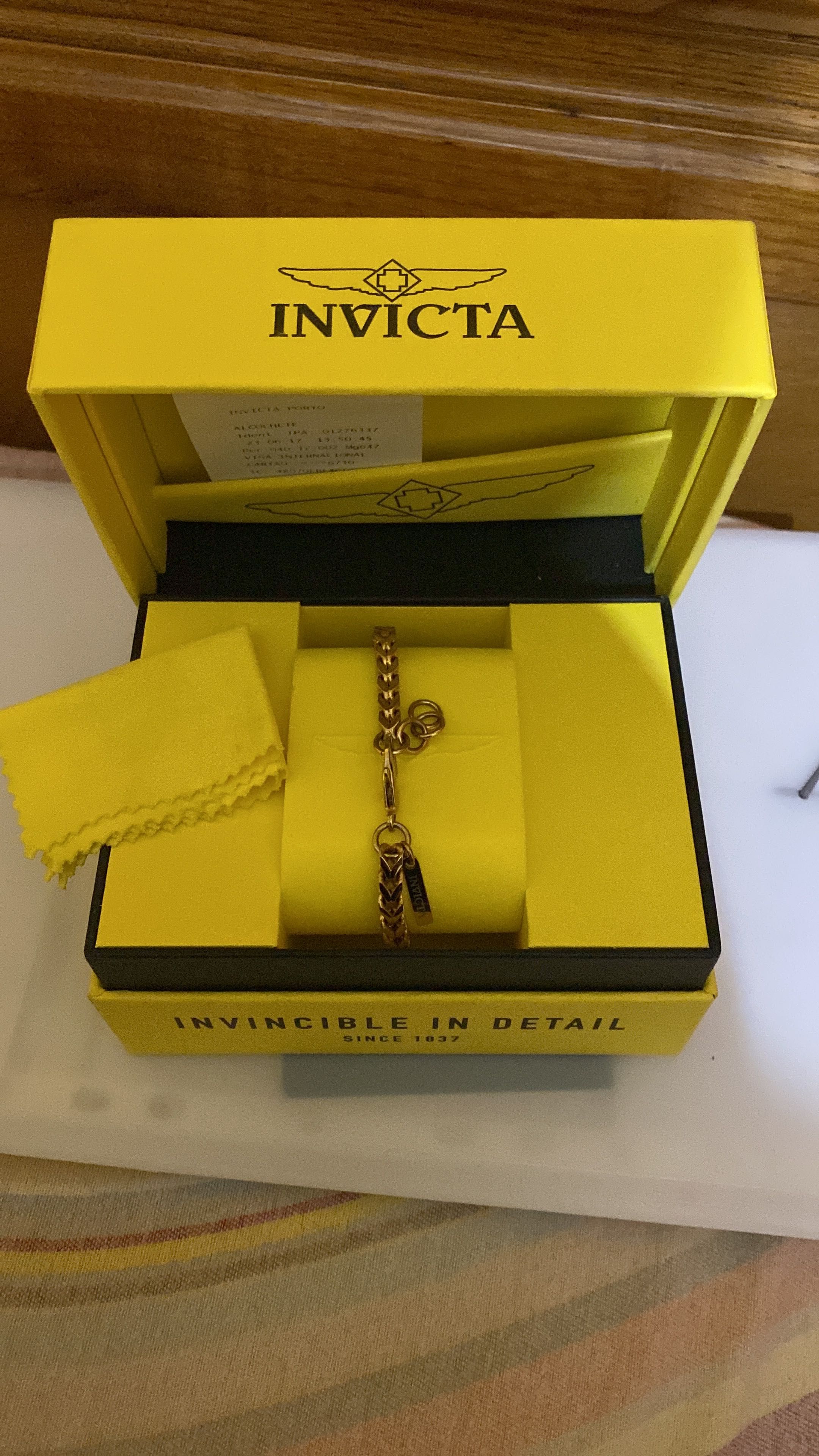 Pulseira masculina Invicta