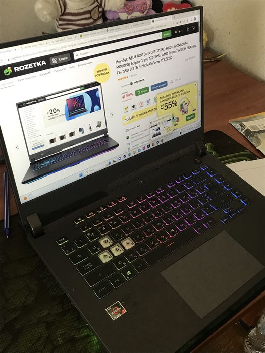 ASUS ROG Stix 17 nVidia Geforce 22 год