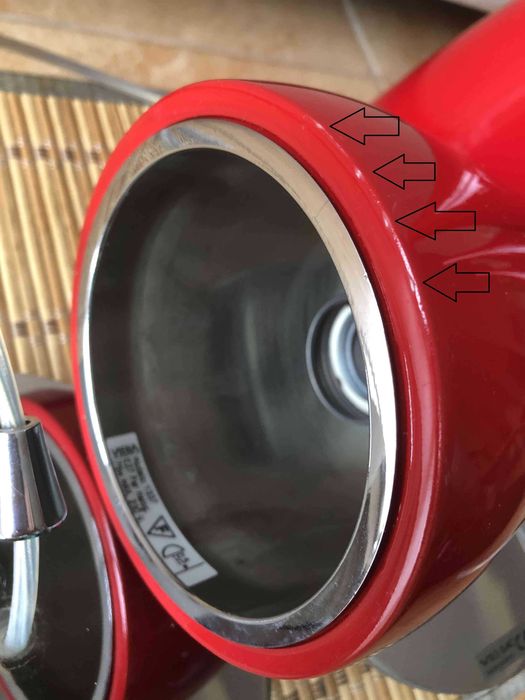 1 czerwona lampa wisząca, Jazz Mini VIBIA, model 1337, Białystok