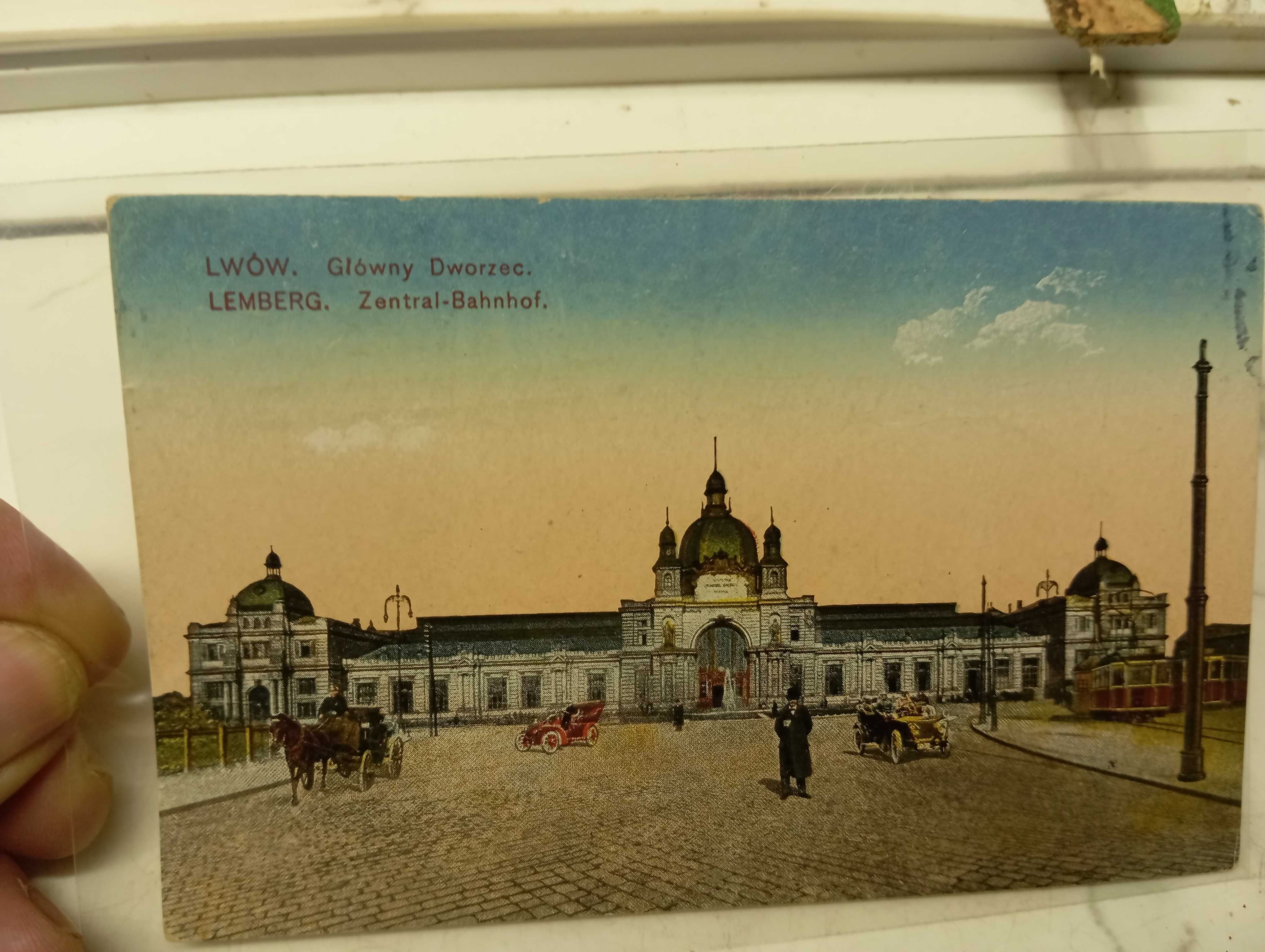 porządki domowe stara pocztówka