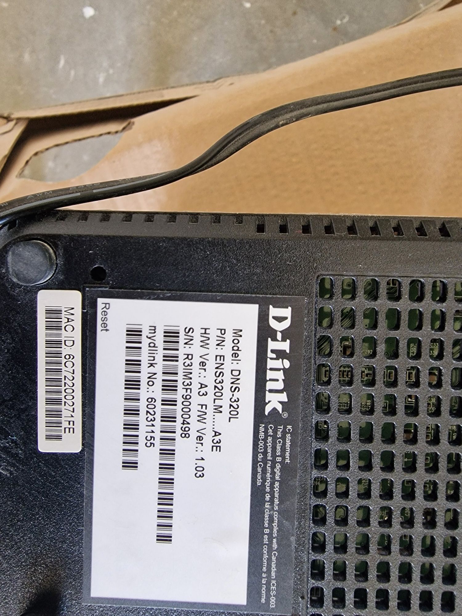 Dn-320 serwer plików sieciowych