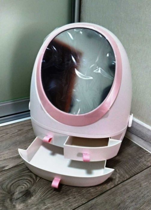 Органайзер для косметики місткий комод для коректор тональний крем