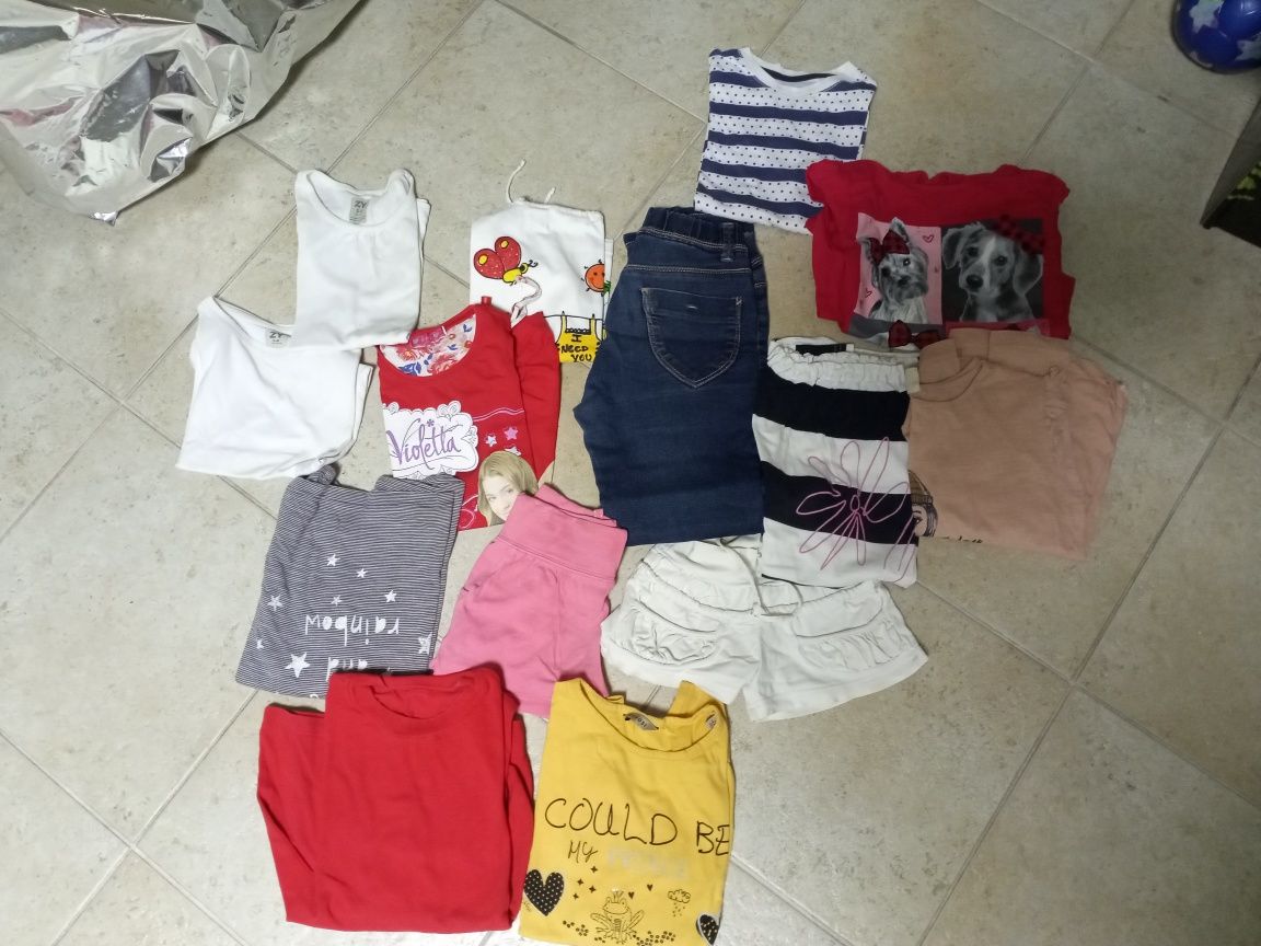 Roupa criança 4-6 anos e roupa nova M, lote