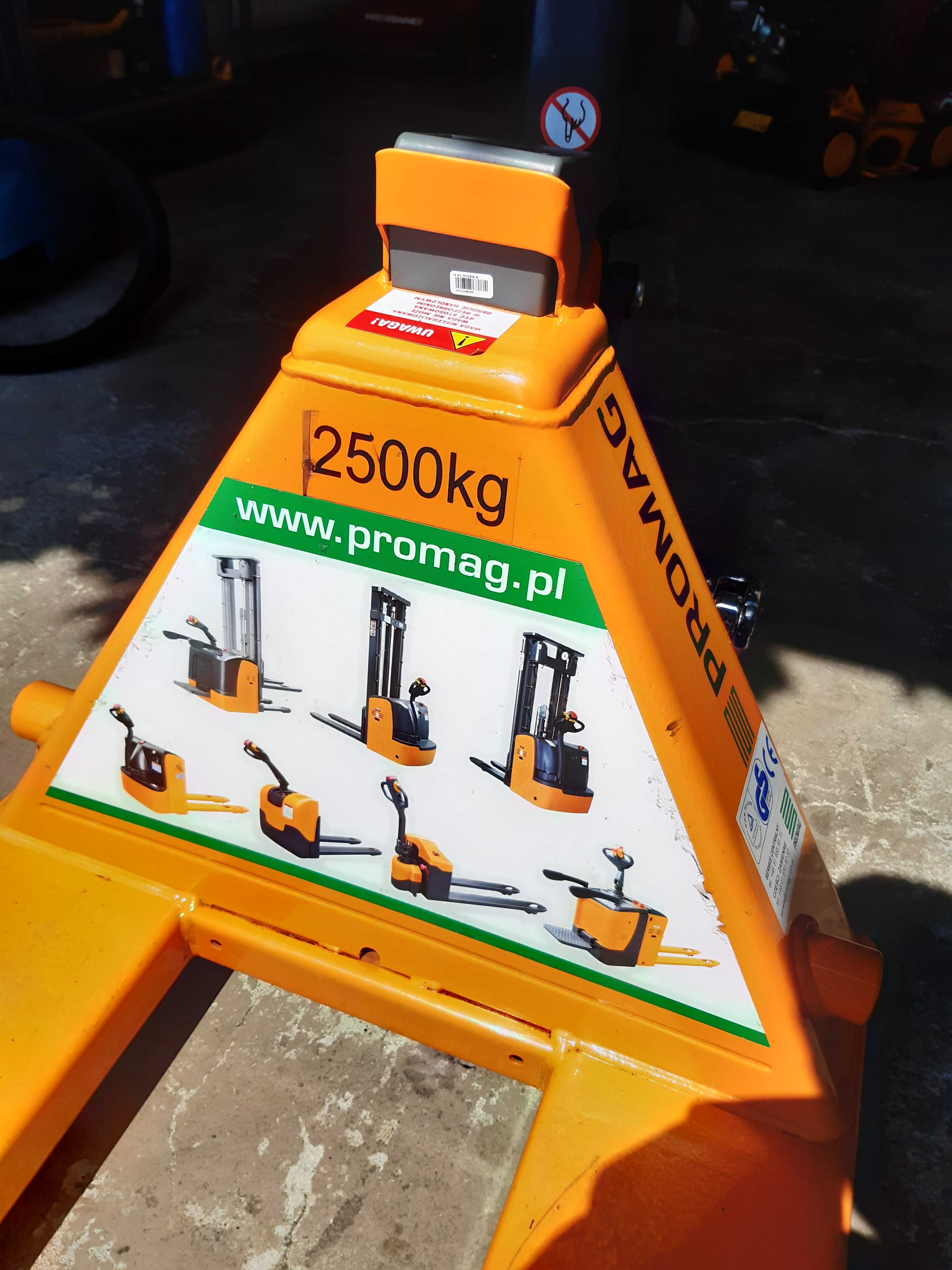 Ręczny wózek paletowy Promag, widły 115cm, udźwig 2,5t
