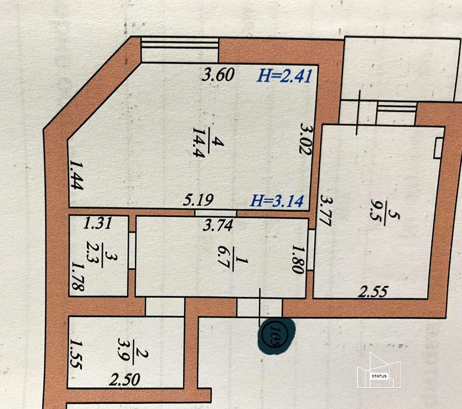 Продаж 1к-кв 40м2 ЖК"Щасливий" поруч з ЖК Софія Резіденс. Топ локація.