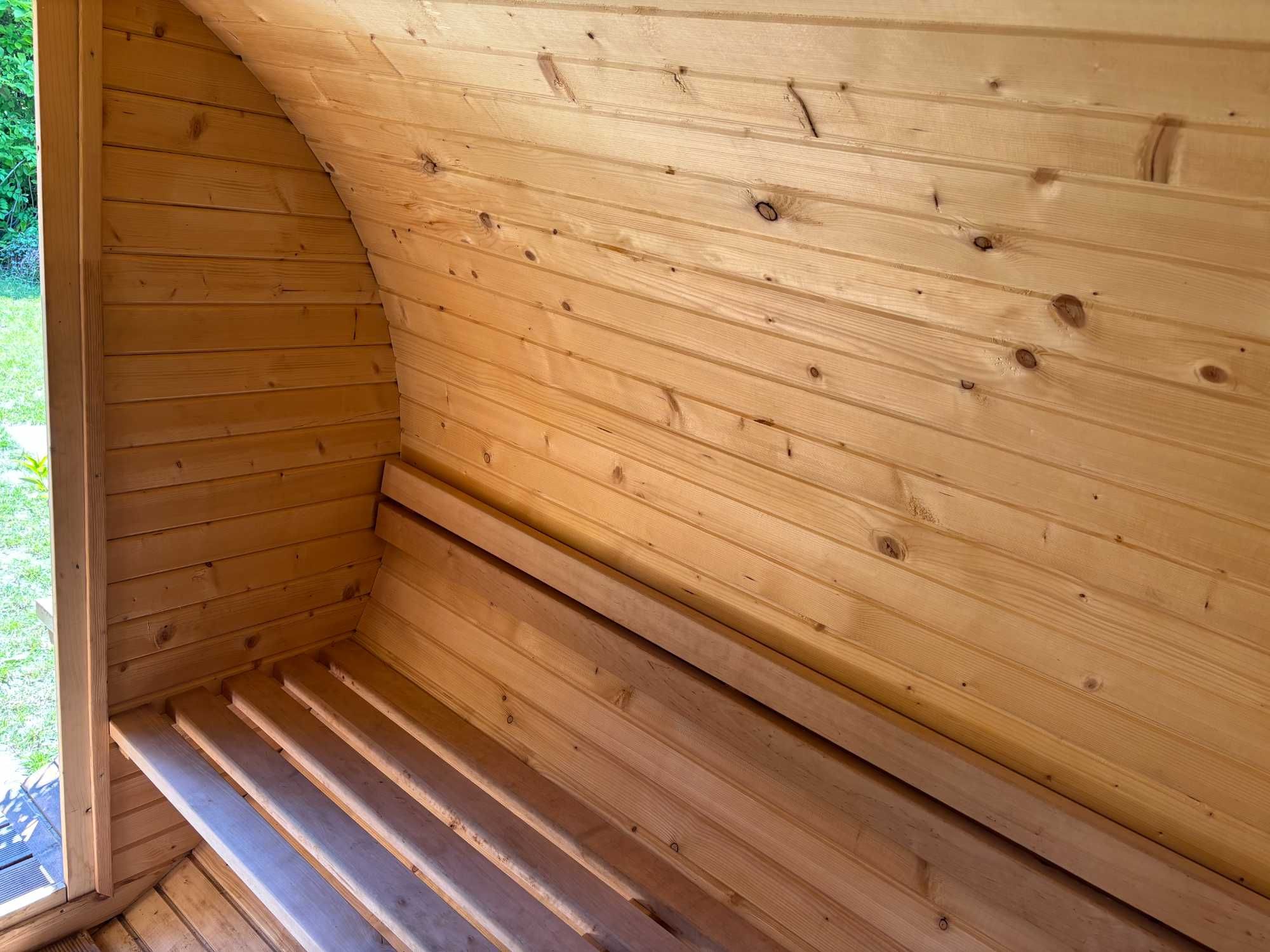 Sauna drewniana sucha 200cm PRODUCENT FV23 świerk łaźnia ławki jakość