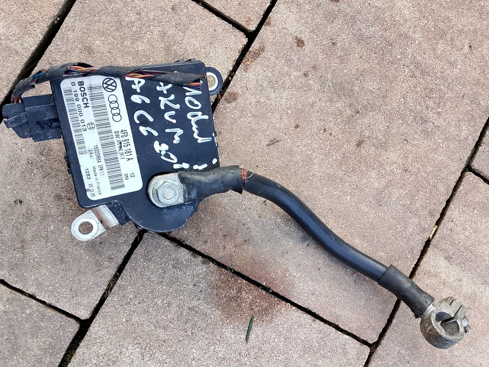 Moduł sterownik akumulatora Audi A6 C6, 4F0915.181A