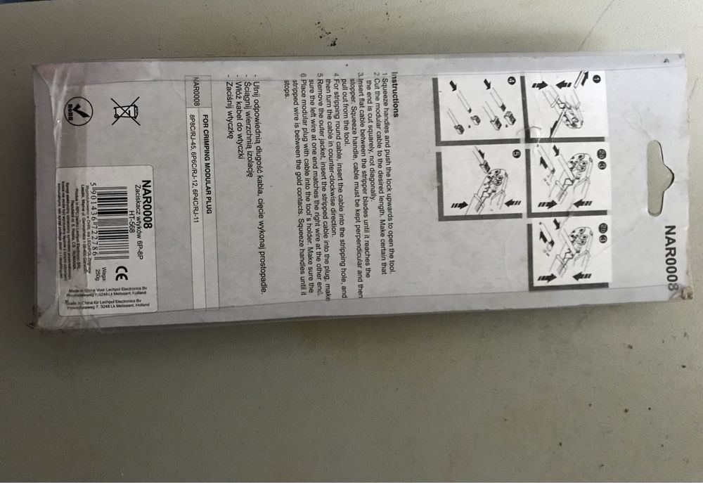 Zaciskacz wtyków  6P-8P