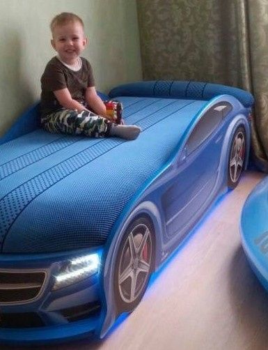 Дитяче ліжко кровать у вигляді машинки. Доставка безкоштовна