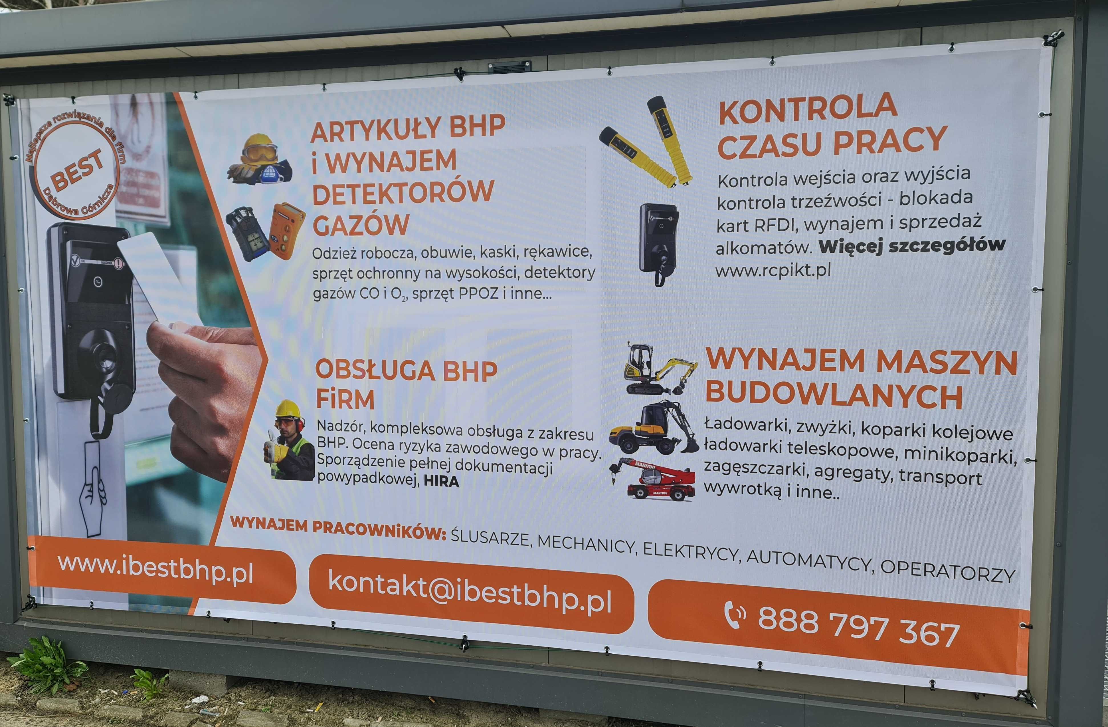 Rejestracja Czasu Pracy i Kontrola Trzeźwości. Huta Katowice