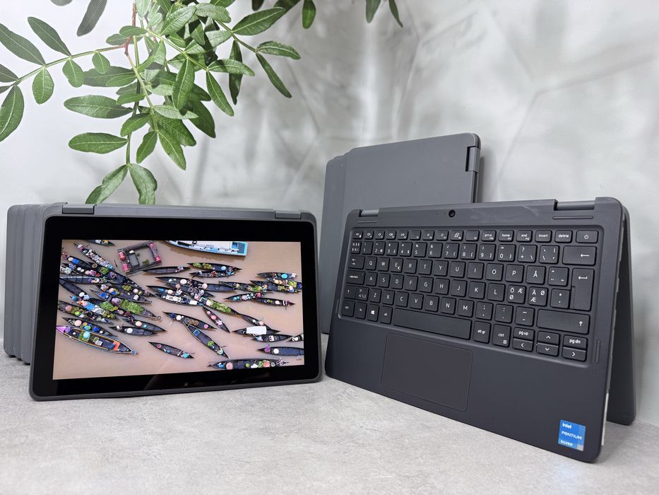 10 шт Dell Latitude 3120 /Сенсор 360°/4 ядра/N6000/4/128/Трансформери