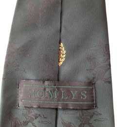 Gravata nova verde com patos Hunting Somlys *