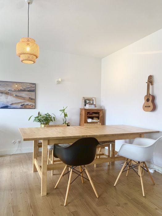 Mesa madeira maciça Ikea